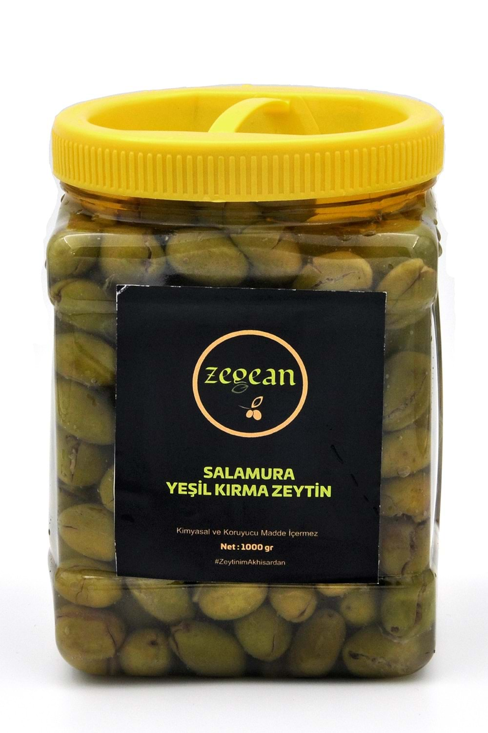 Kırma Yeşil Zeytin 3 KG (El Kırması)