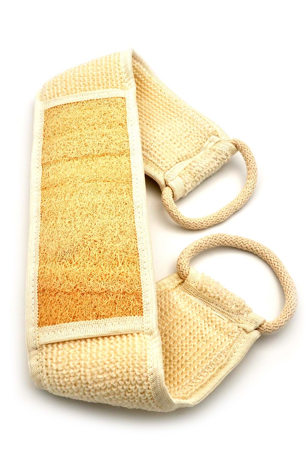 Doğal Kabak Lifi Banyo Hamam Saplı Uzun Sırt Kesesi 11x71 cm..