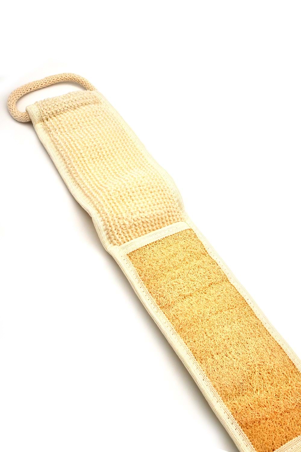 Doğal Kabak Lifi Banyo Hamam Saplı Uzun Sırt Kesesi 11x71 cm..