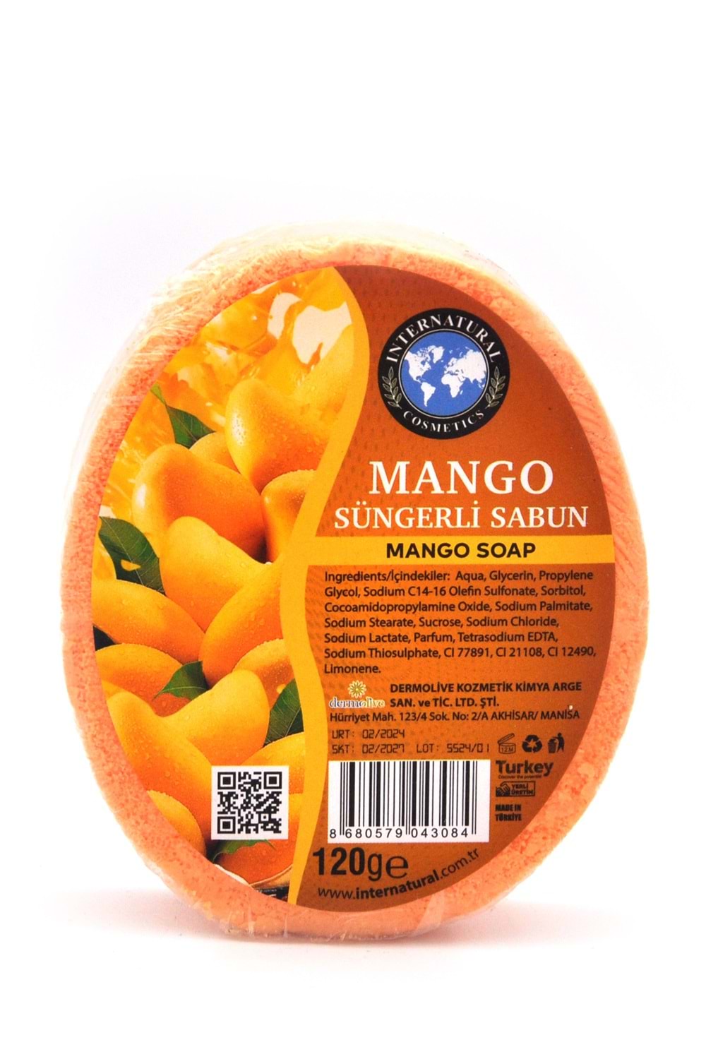 Mango Özlü Süngerli Duş Sabunu 120 G