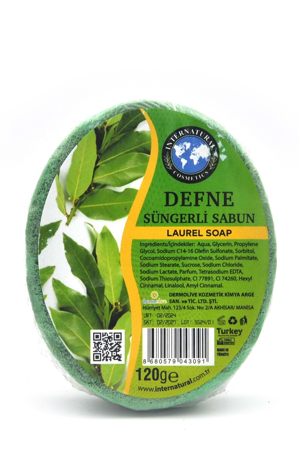 Defne Özlü Süngerli Duş Sabunu 120 G
