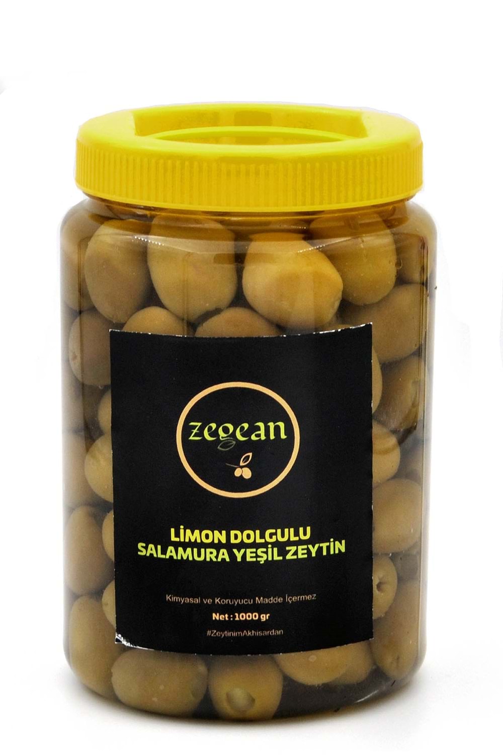Limon Dolgulu Salamura Yeşil Zeytin 3 KG