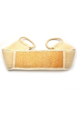 Doğal Kabak Lifi Banyo Hamam Saplı Uzun Sırt Kesesi 11x71 cm..