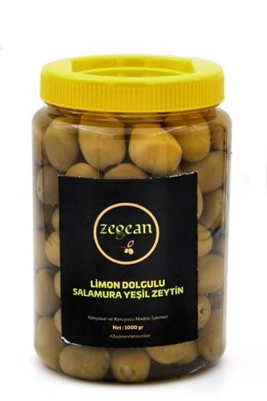 Limon Dolgulu Salamura Yeşil Zeytin 3 KG