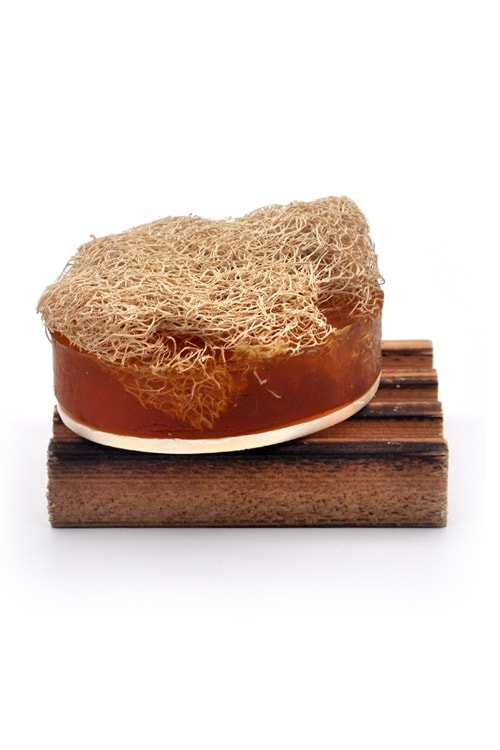 Ballı Pirinç Özlü Kabak Lifli El Yapımı Doğal Sabun 120 G
