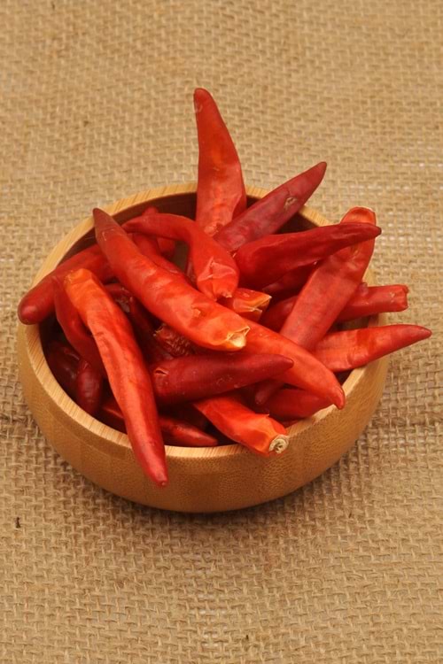 Acı Sivri Biber Kurusu - 1 Dizi (50-55 Adet)