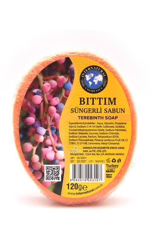 Bıttım Özlü Süngerli Duş Sabunu 120 G