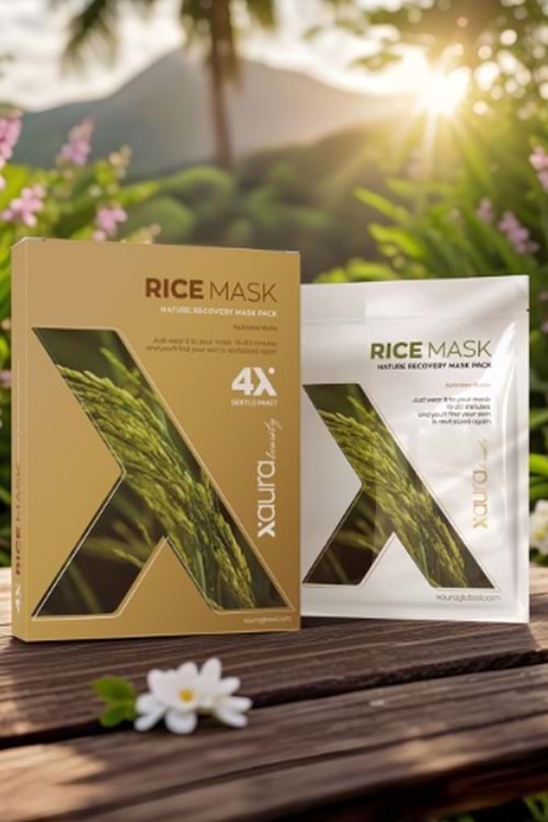 X Aura Beauty Rice Mask