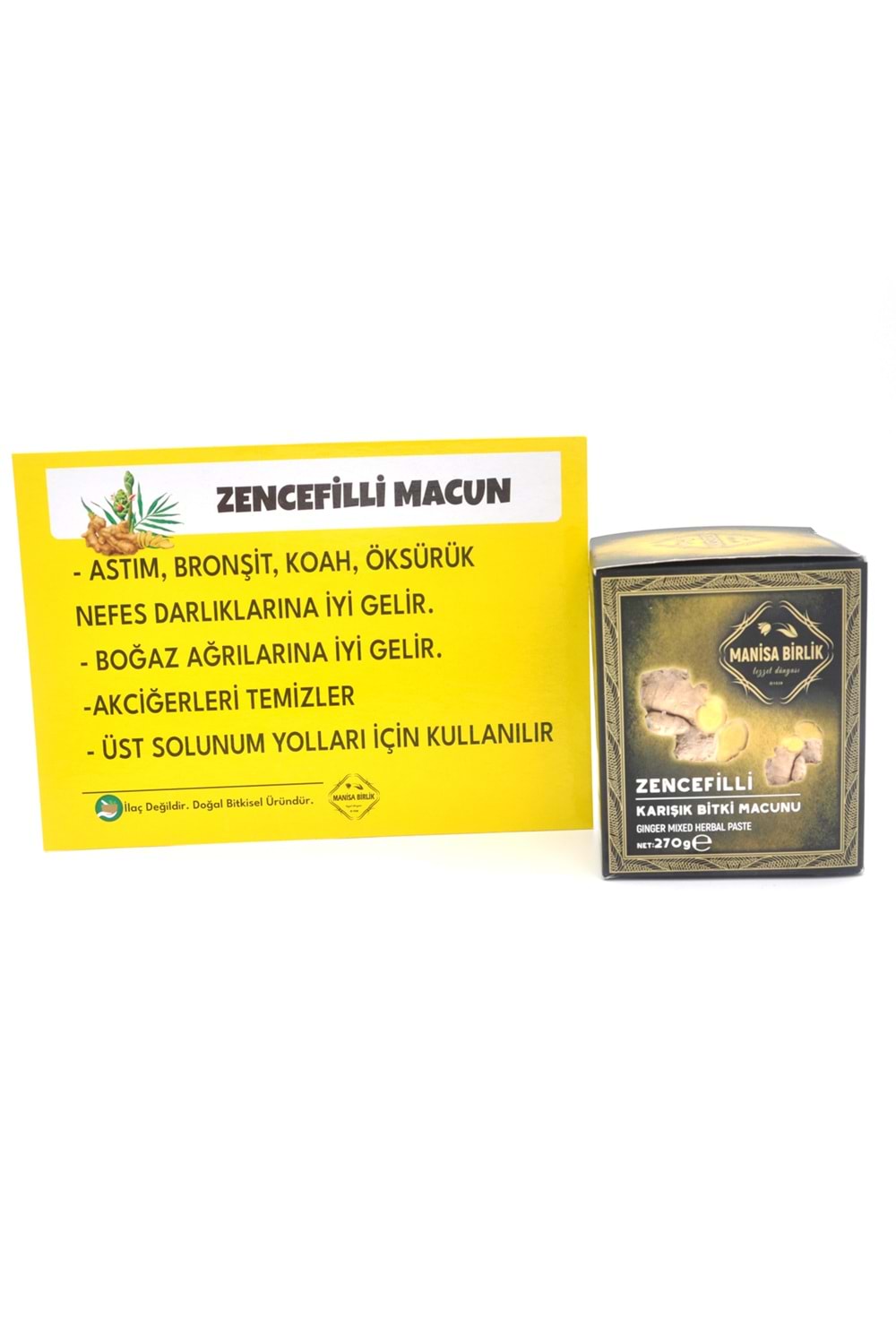 Zencefilli Karışık Bitki Macunu 270 G